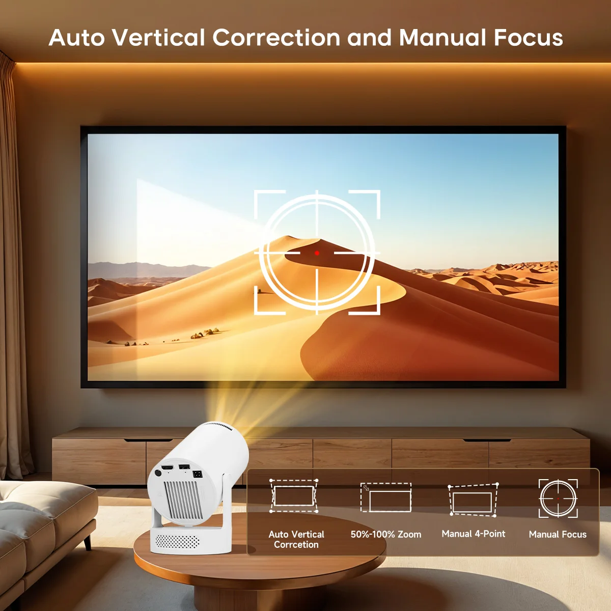 Projektor Magcubic 8K z WiFi 6 i Bluetooth - 7