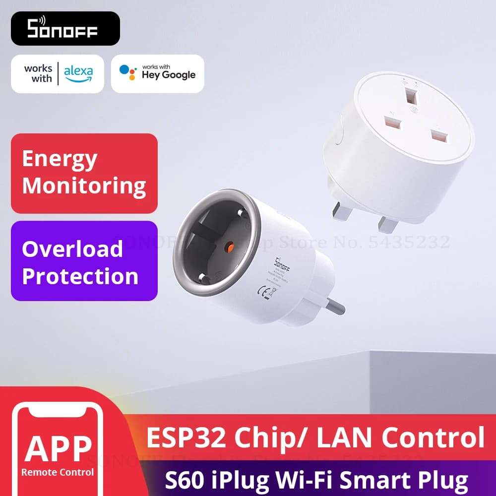 Inteligentne gniazdo WiFi SONOFF S60