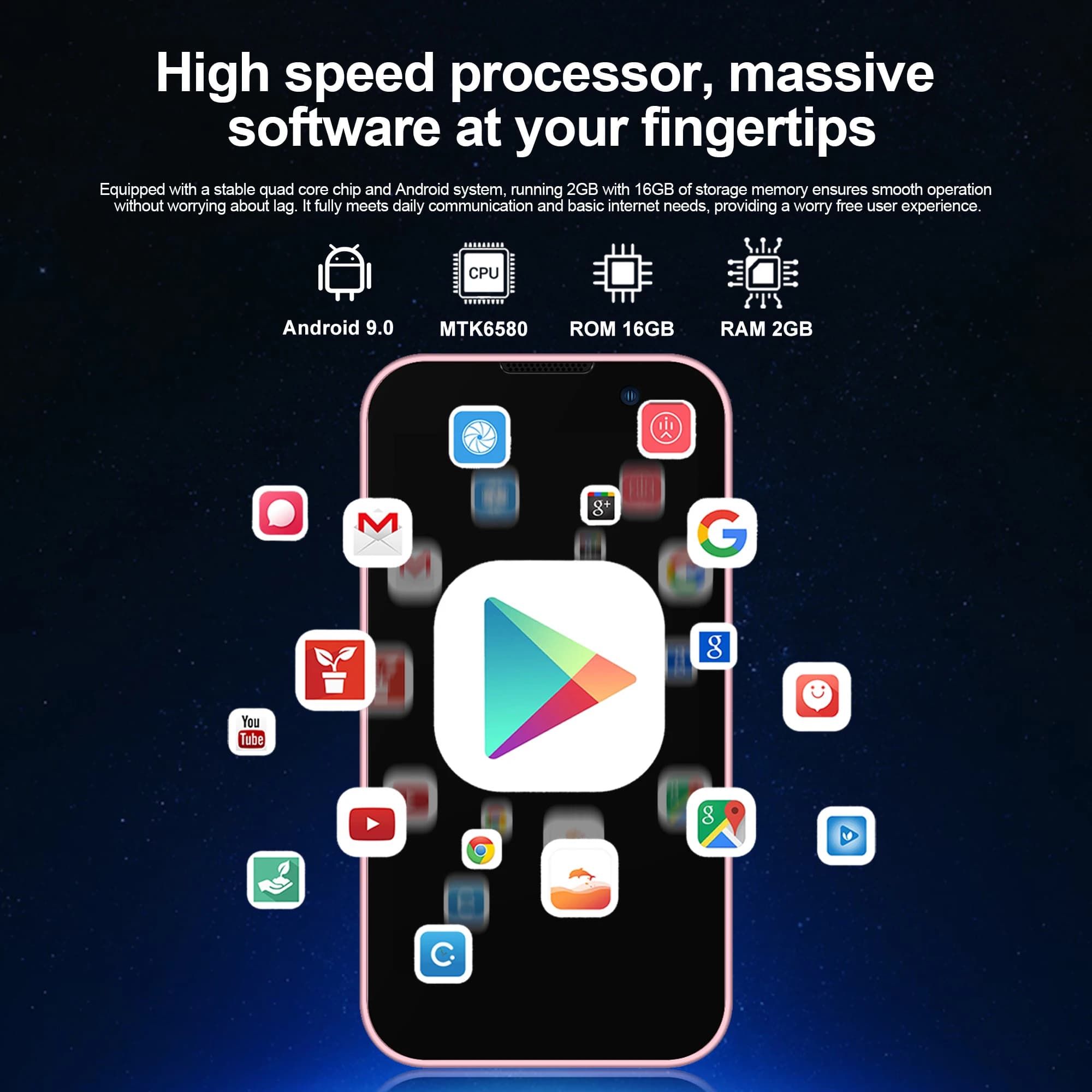 Servo 17SE Mini 3G - mały smartfon Android - 4