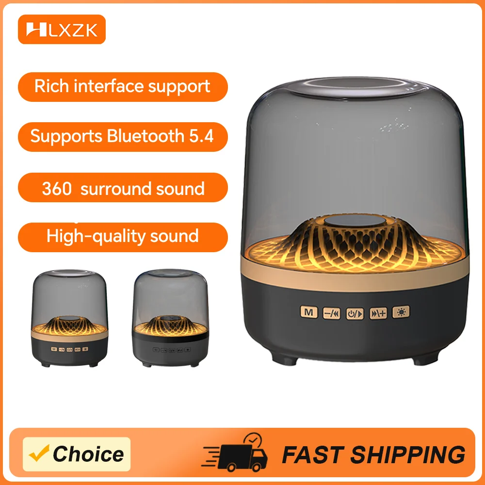 Przenośny bezprzewodowy soundbar Bluetooth 5.3 Głośnik kina domowego Subwoofer Hi-Fi Akustyczna lampa oddychająca dla Androida i iOS