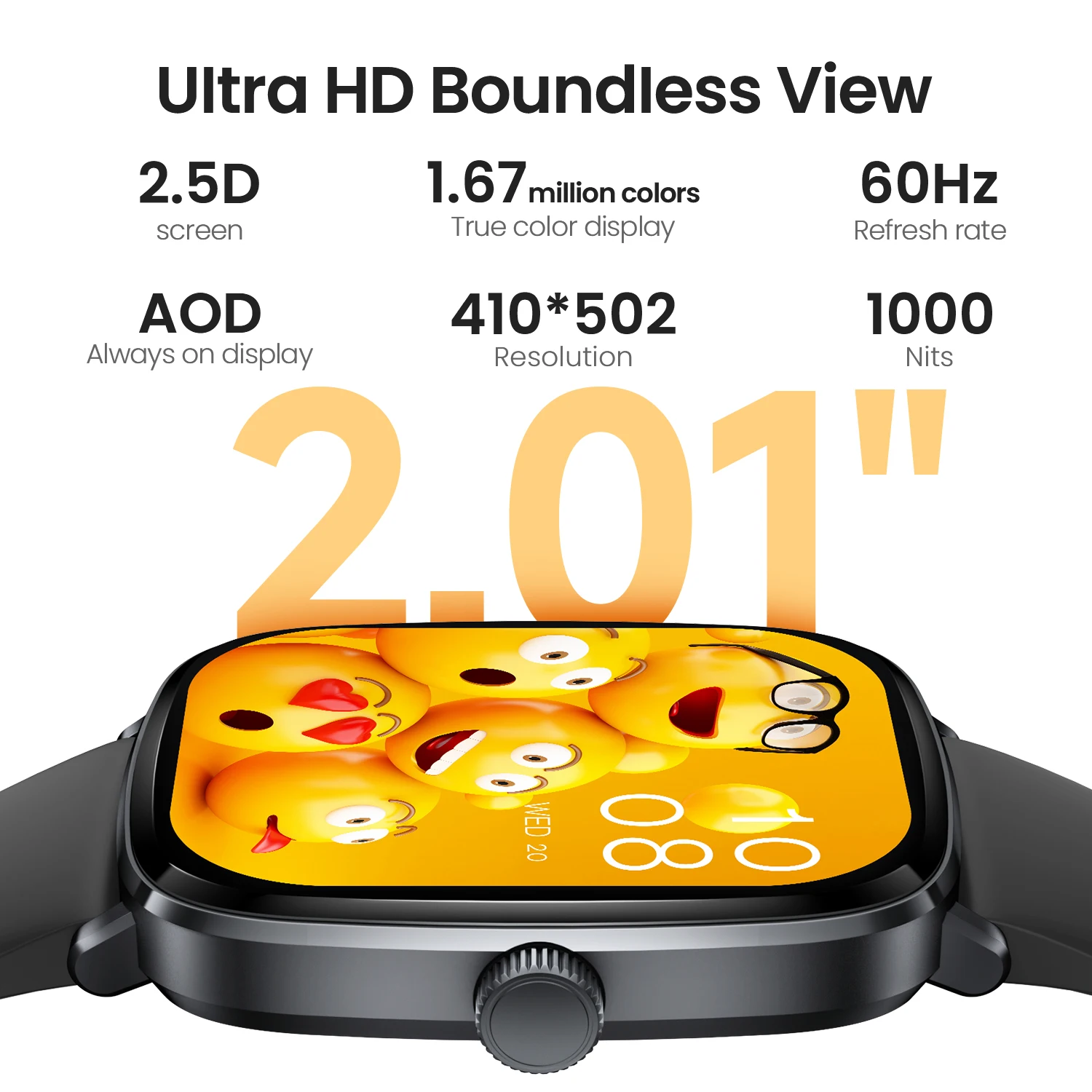 Smartwatch HAYLOU RS5 2.01" AMOLED - 3