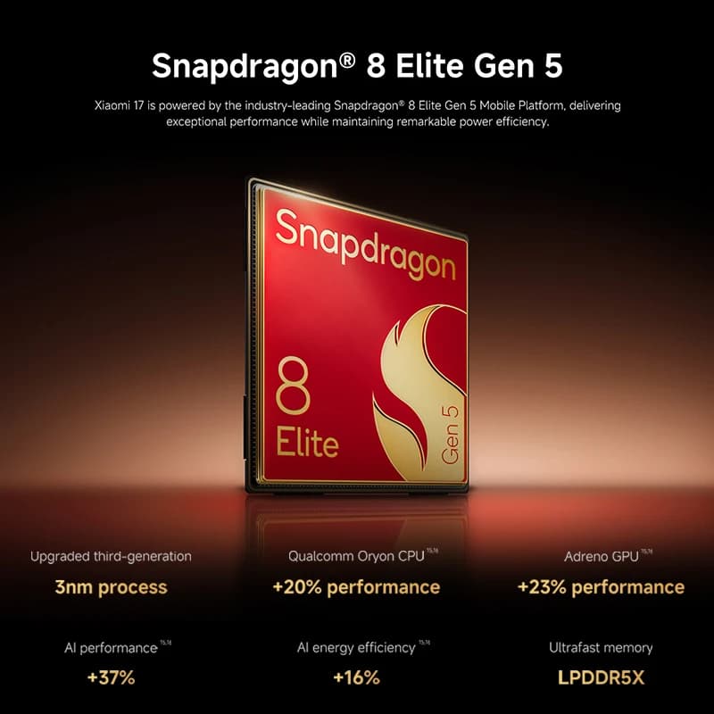 Xiaomi 17 Snapdragon 8 Elite 100W HyperCharge - 5