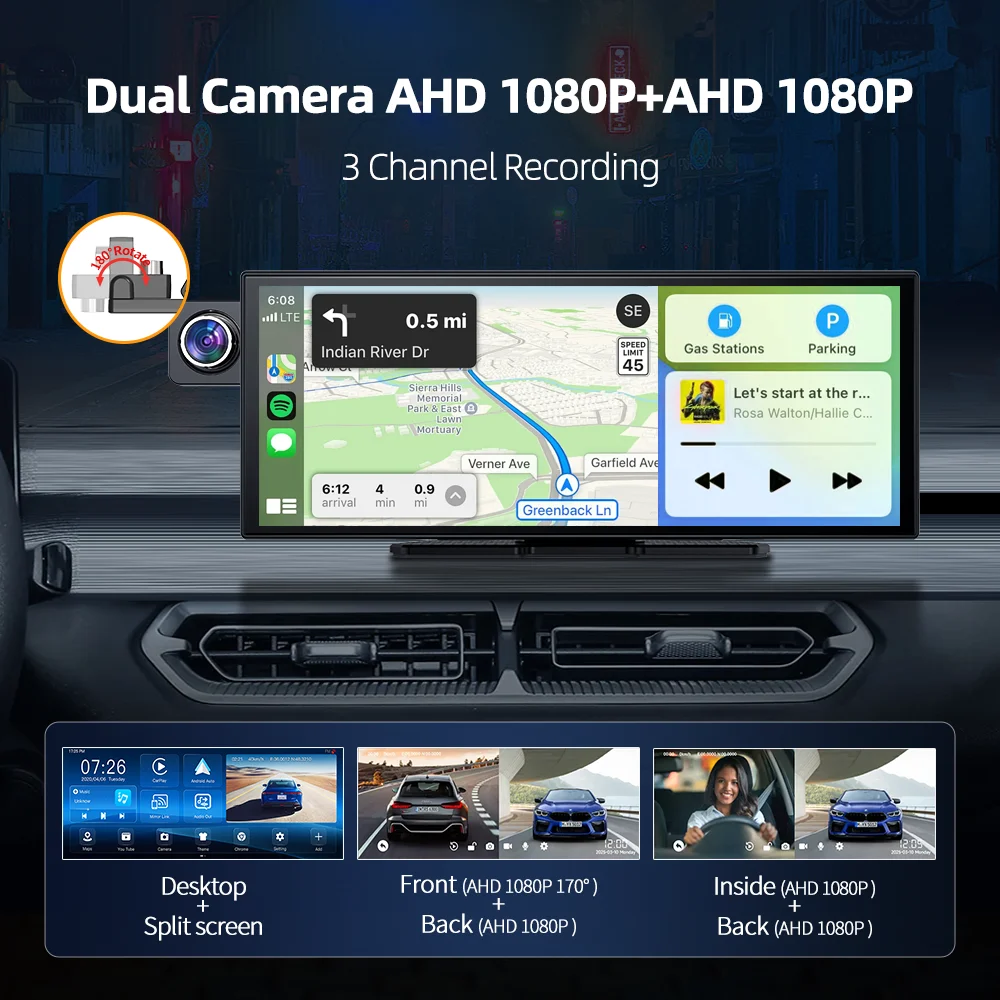 Rejestratory samochodowy Imagebon W70 11,4" - 5