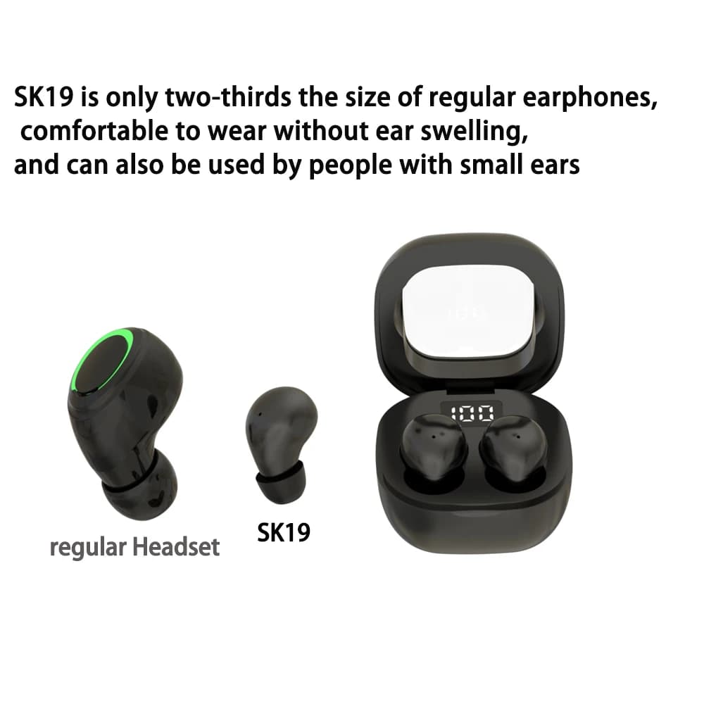 Bezprzewodowe mini słuchawki Bluetooth - 6