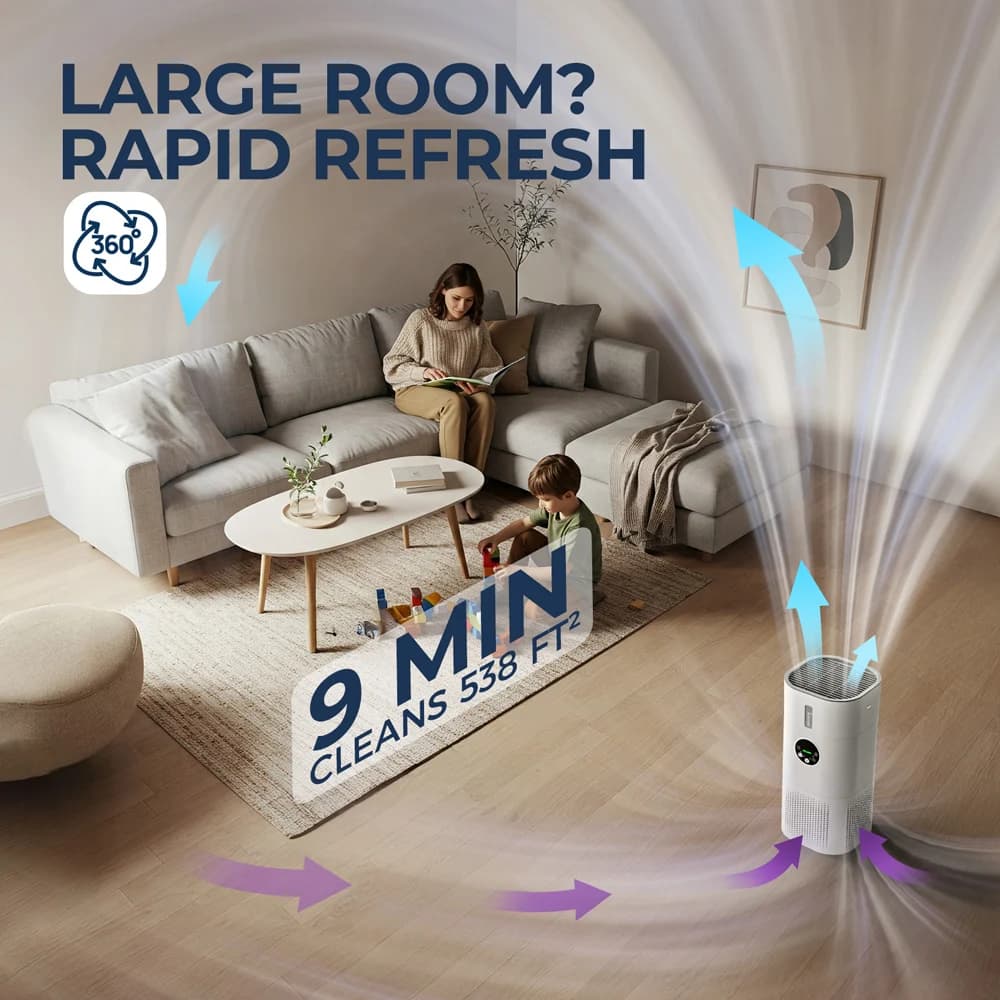 Oczyszczacz powietrza z nawilżaczem 2w1 - 5