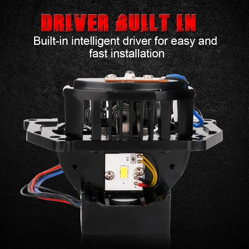 Soczewki bi-LED do reflektorów samochodowych 3" - 6