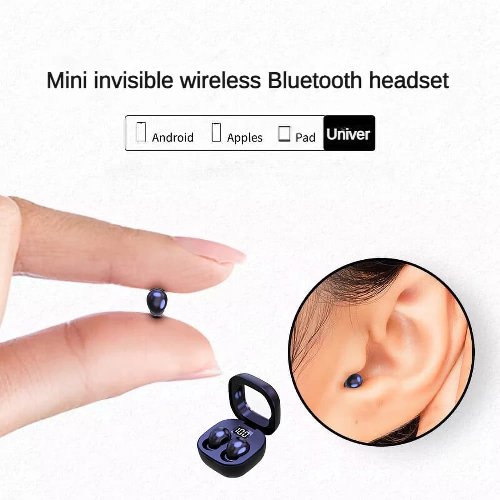 Bezprzewodowe mini słuchawki Bluetooth - 3