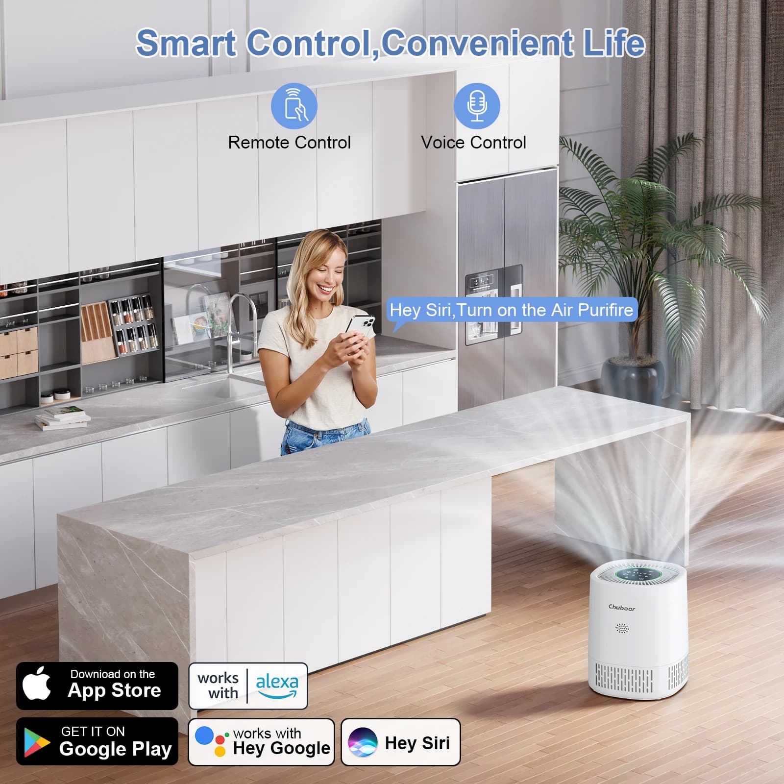 Oczyszczacz powietrza Chuboor PJ07 z Wi-Fi - 7