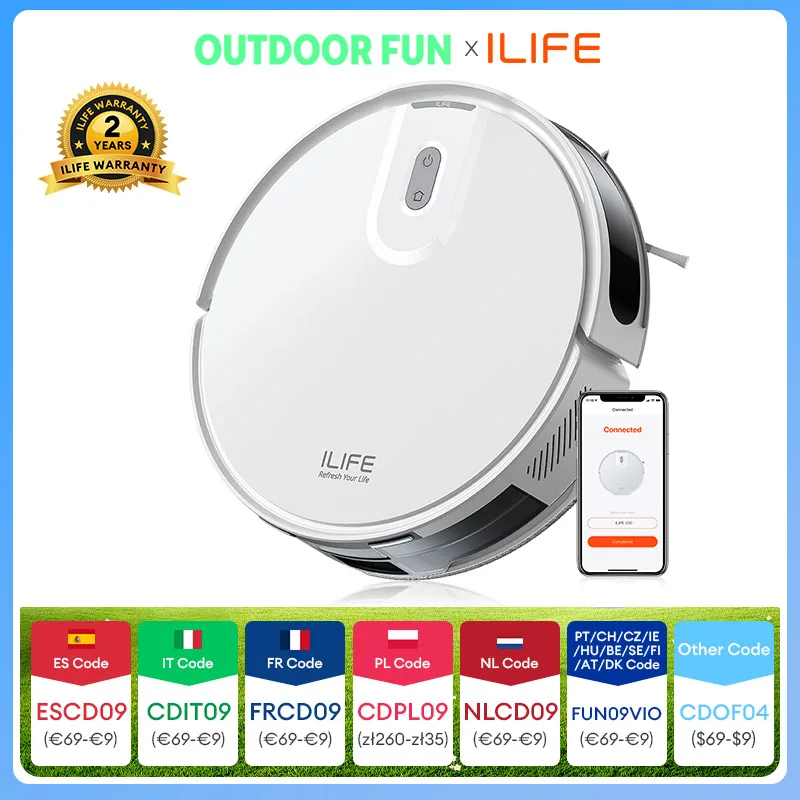 Odkurzacz automatyczny ILIFE V20 z LiDAR