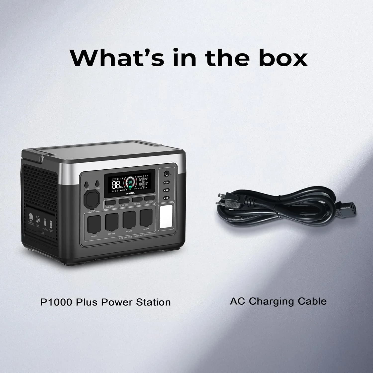 Przenośna stacja zasilania OUKITEL P1000 Plus - 5