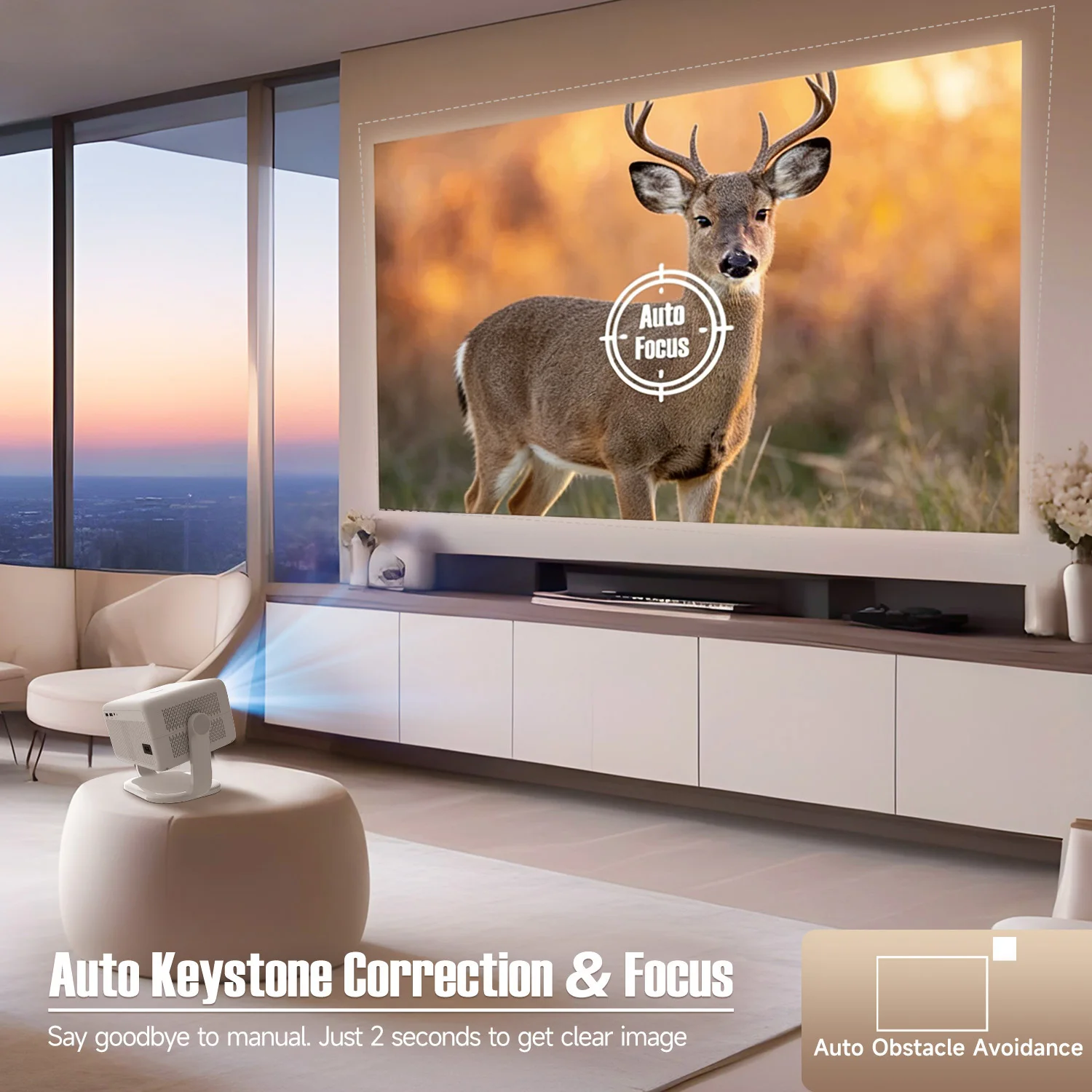 Projektor Magcubic 1080P 650 ANSI Android 14 - 4