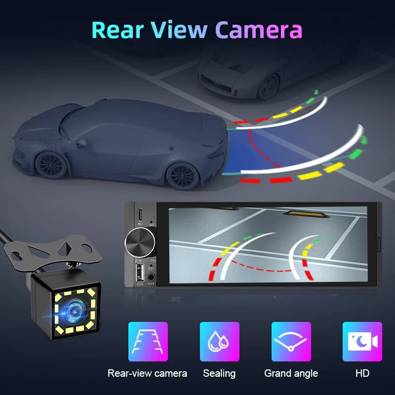 Autoradio Junsun 1 Din 6.86" CarPlay Android Auto - 6