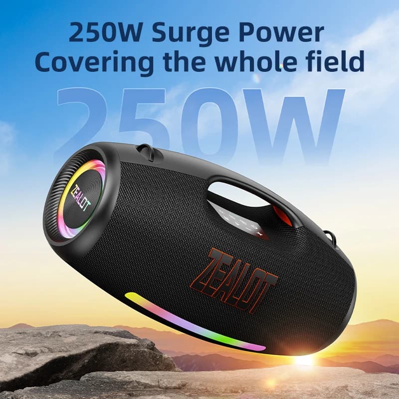 Głośnik Bluetooth Zealot S89 250W Wodoodporny - 3