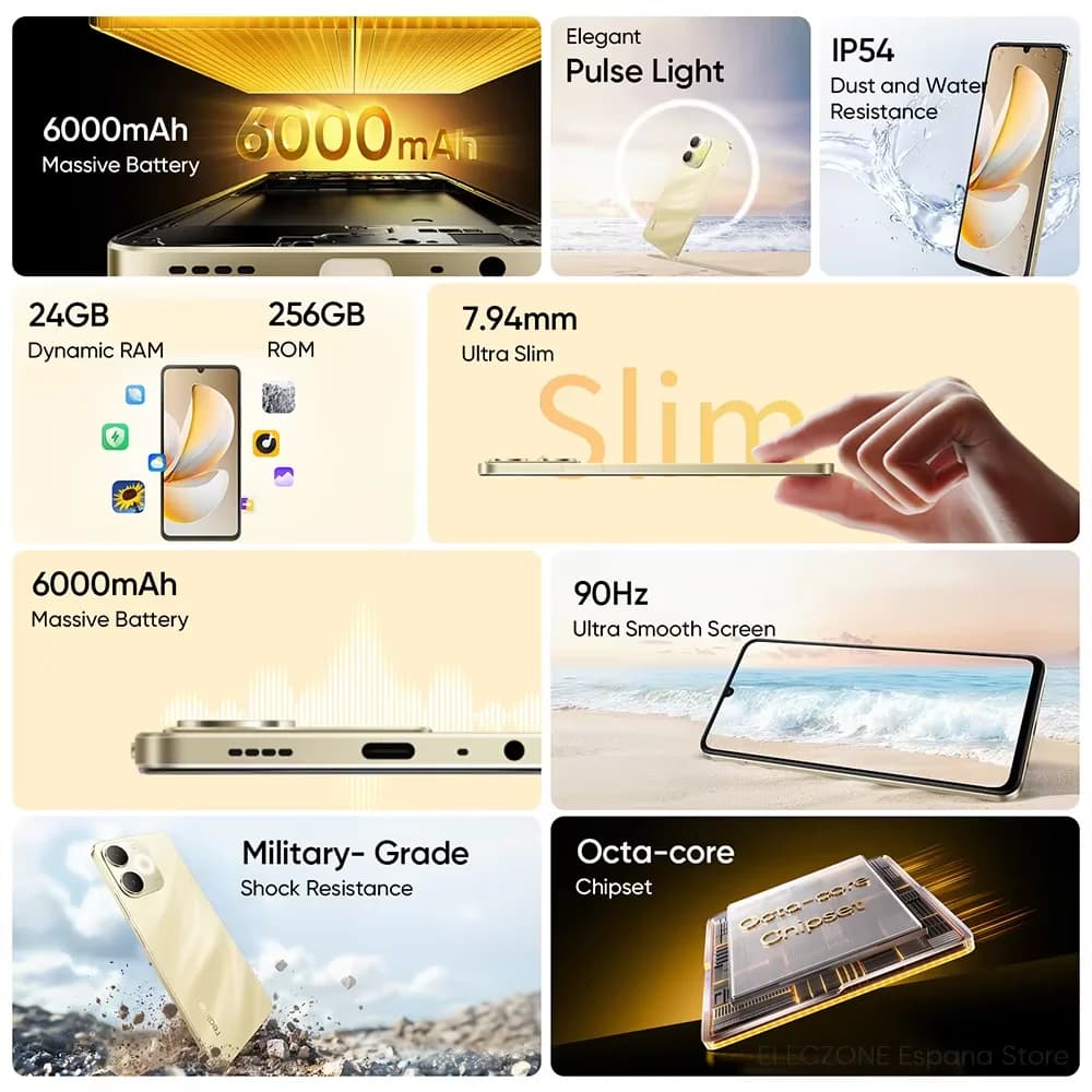 Smartfon Realme Note 70T 6,75" 90Hz 6000mAh - 3