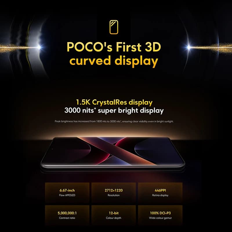 Smartfon POCO X7 5G, Dimensity 7300, AMOLED - 6