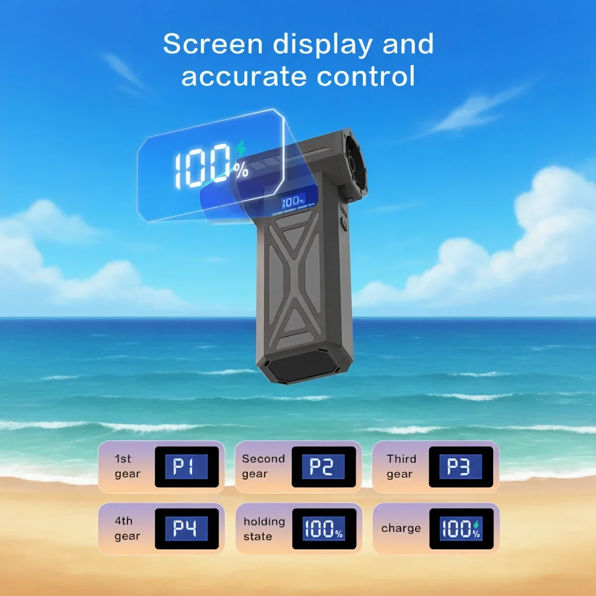 Bezprzewodowa dmuchawa powietrza 110000 obr./min - 3