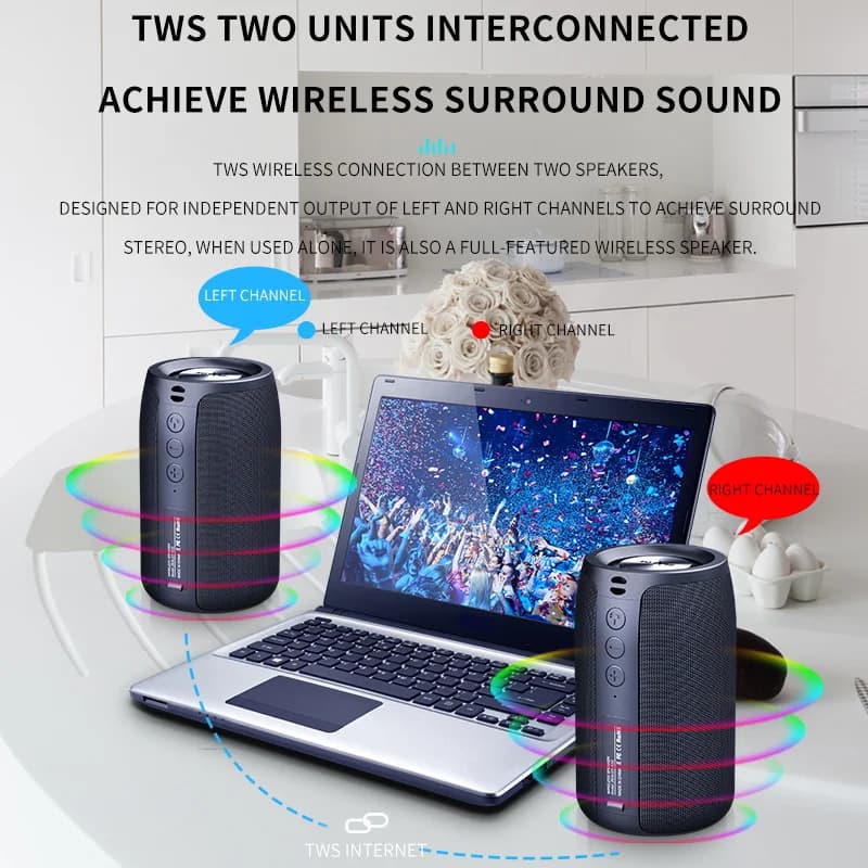 Zealot-S32 przenośny głośnik wodoodporny - 7