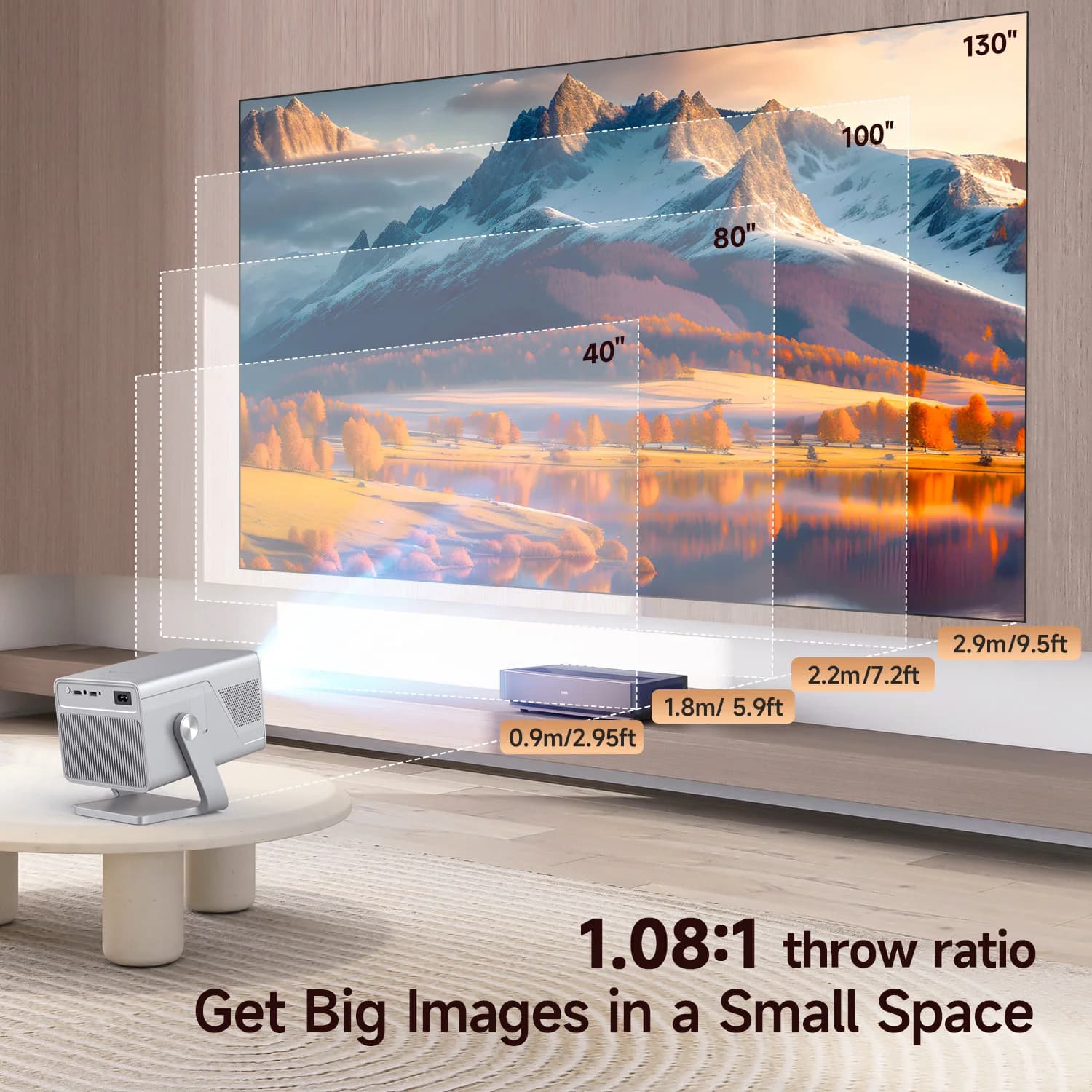 Projektor Magcubic X7 1080p z androidem 14 - 6
