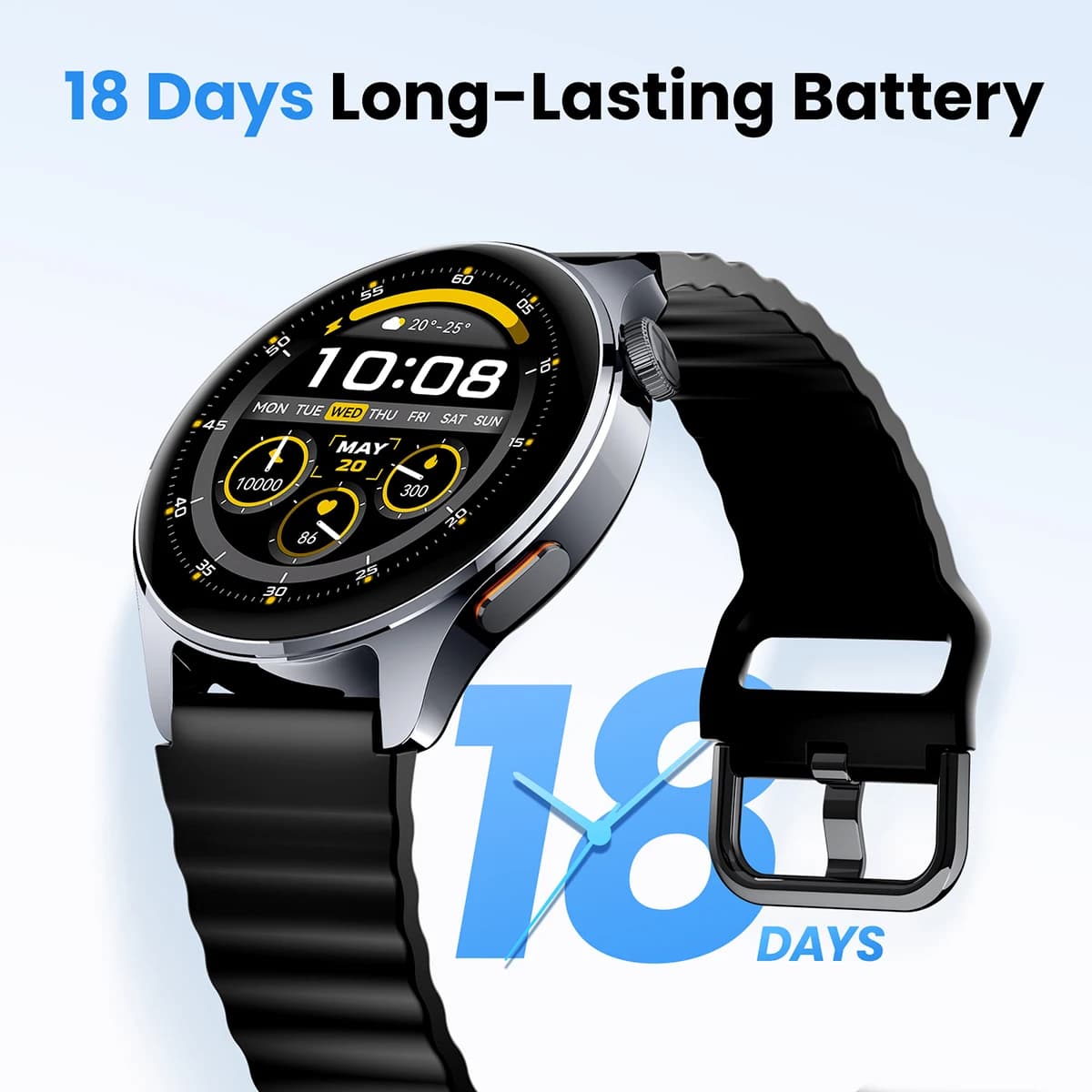Smartwatch HAYLOU Watch 4S z GPS i AMOLED - 7