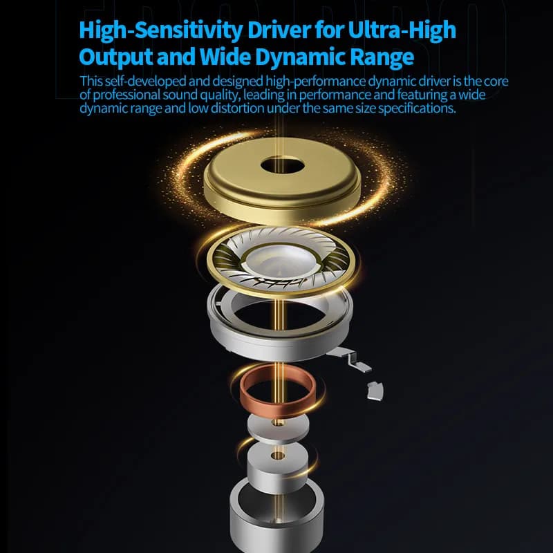 Słuchawki douszne KZ EDC Pro z kablem - 3