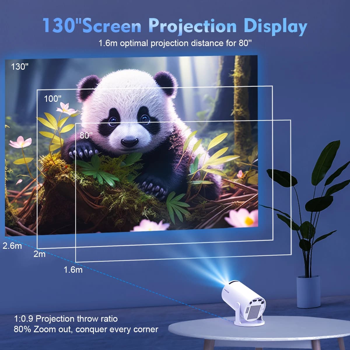 Projektor Magcubic HY300 Pro 8K Android 14 - 5