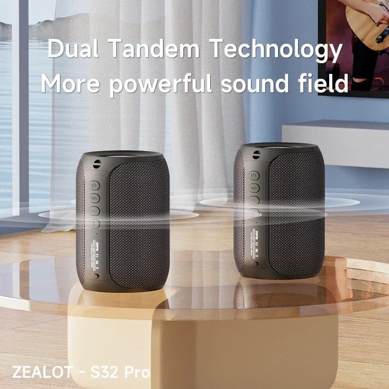 Zealot S32 Pro – głośnik Bluetooth IPX6 - 6