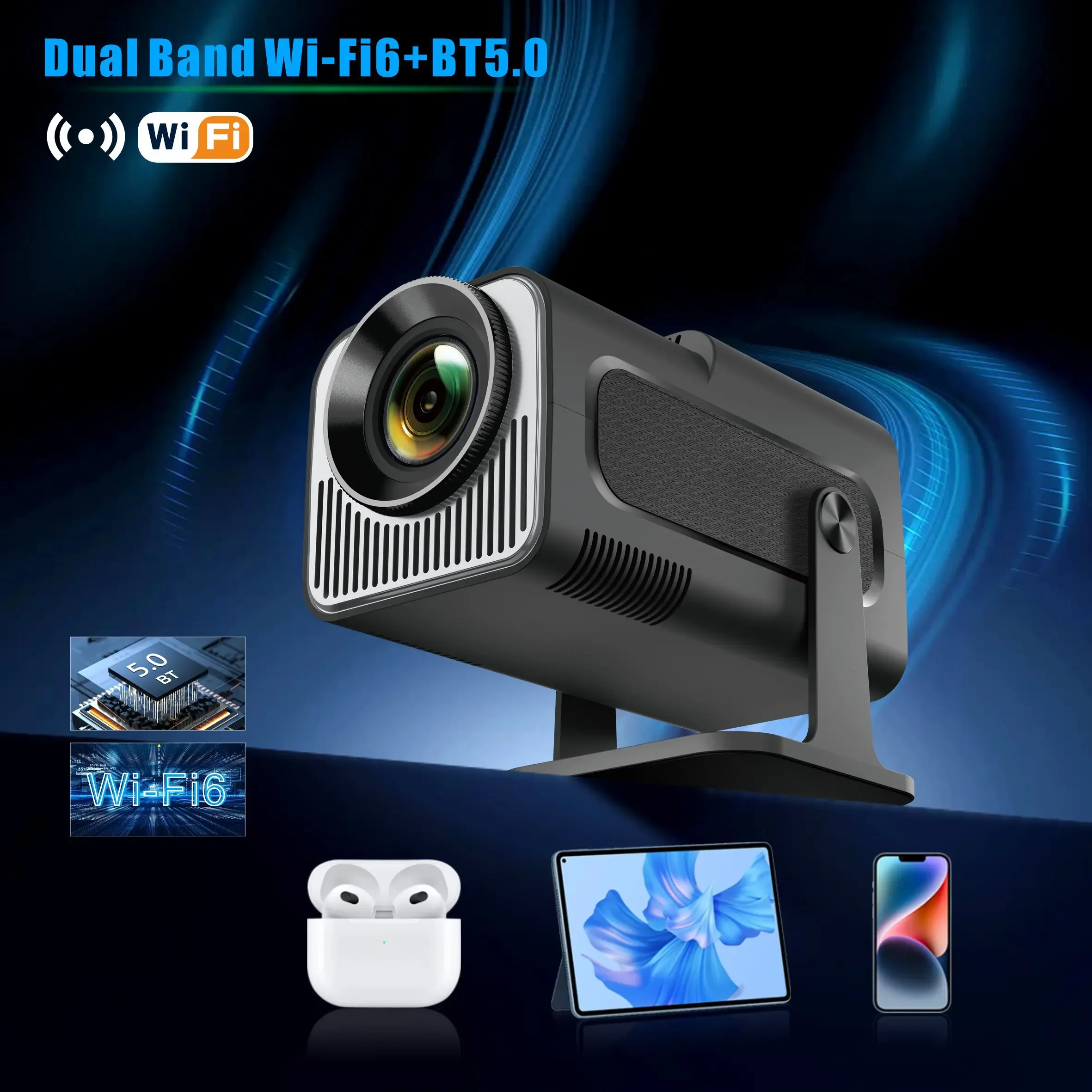 Mini projektor LED HY320 Android 4K - 6