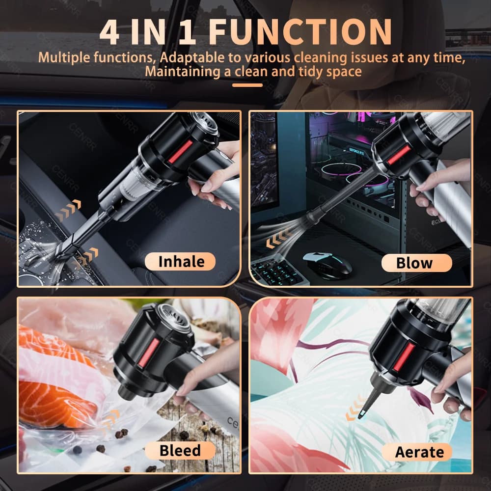 Odkurzacz samochodowy bezprzewodowy CENRR - 7