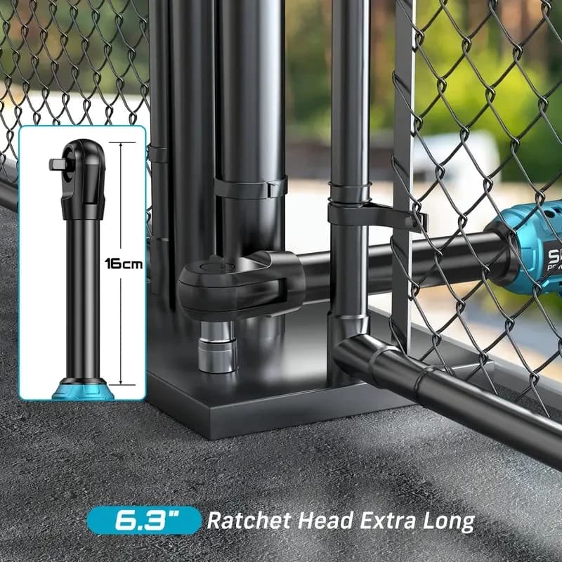 Akumulatorowy klucz elektryczny 21V 80Nm - 4