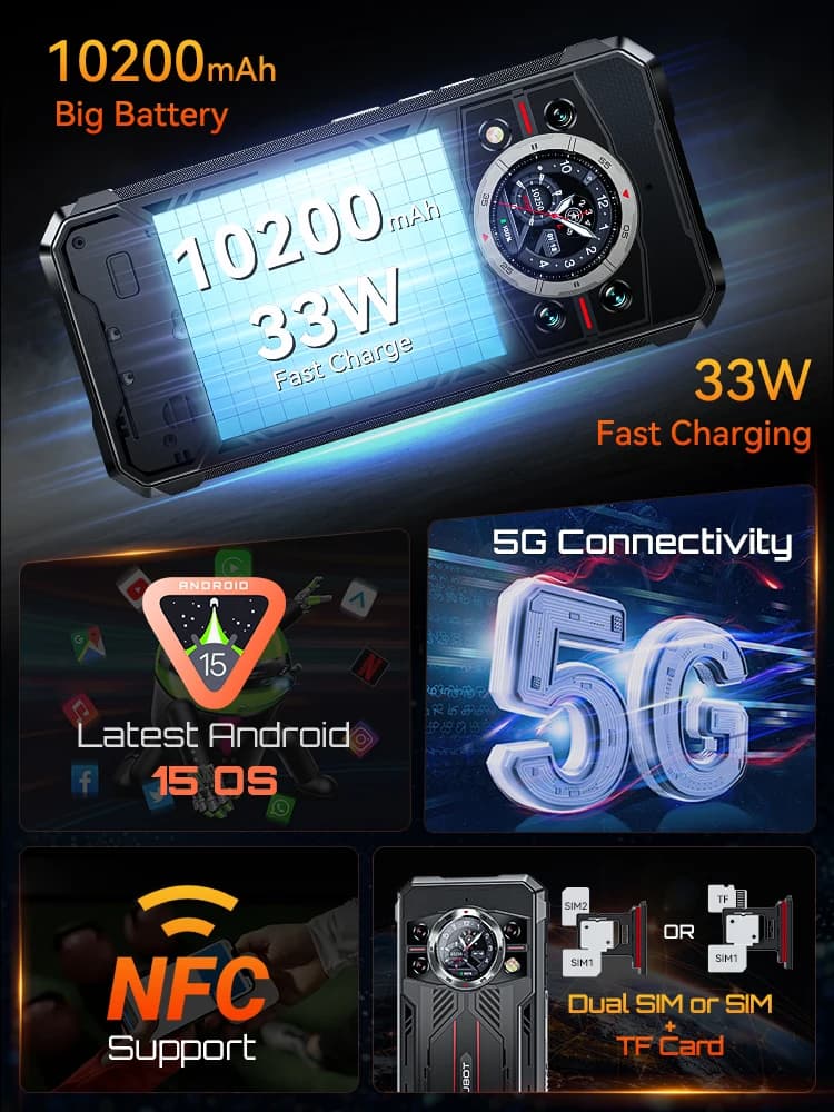 Cubot KingKong 11 5G Smartphone 256GB - 7
