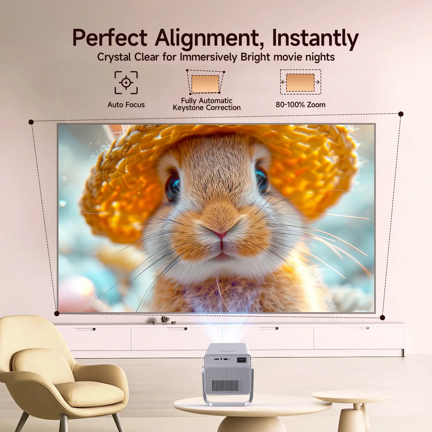 Projektor HD 1080P Magcubic X7 z Android 14 - 5