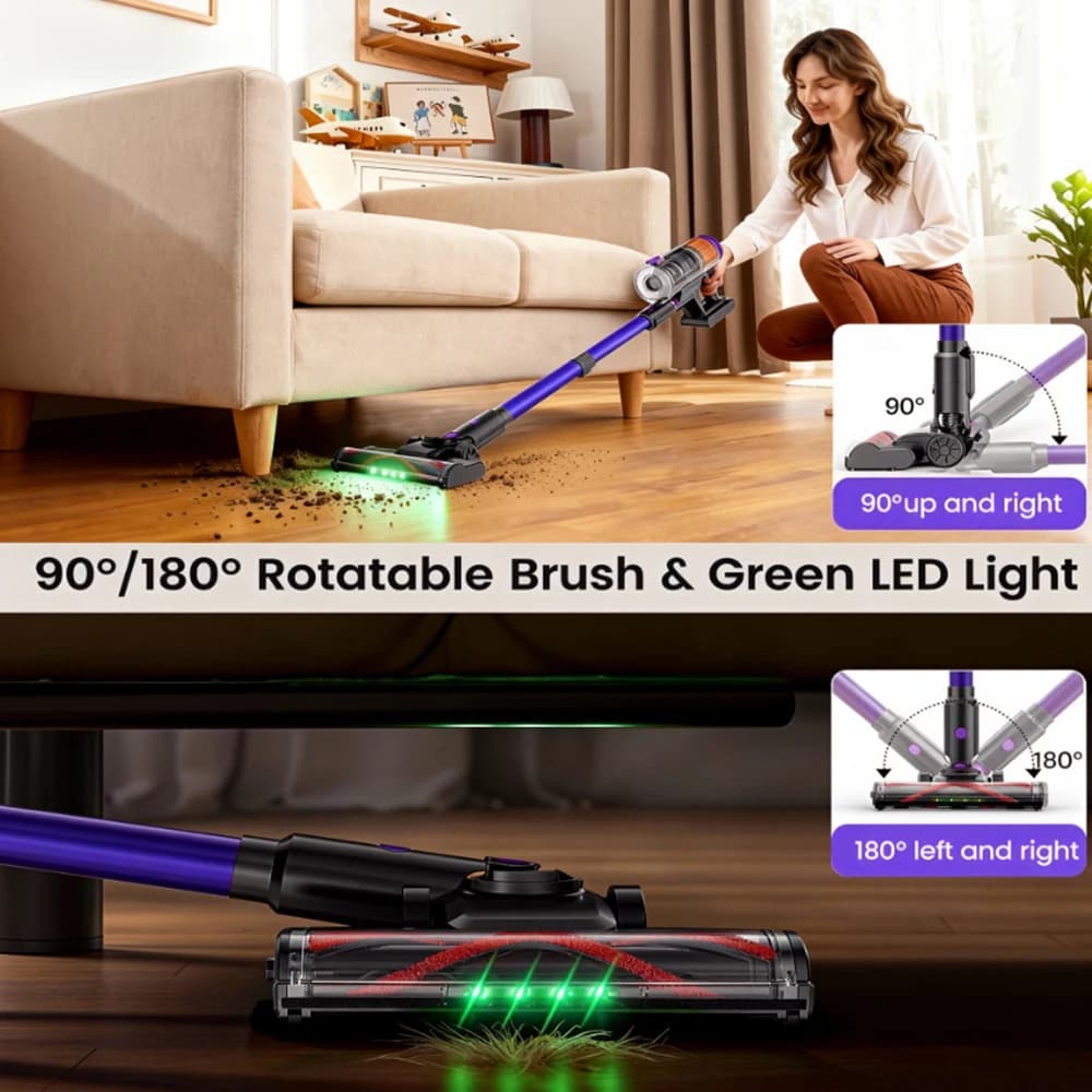 Odkurzacz bezprzewodowy COTIAR R11 500W 50kPa - 6