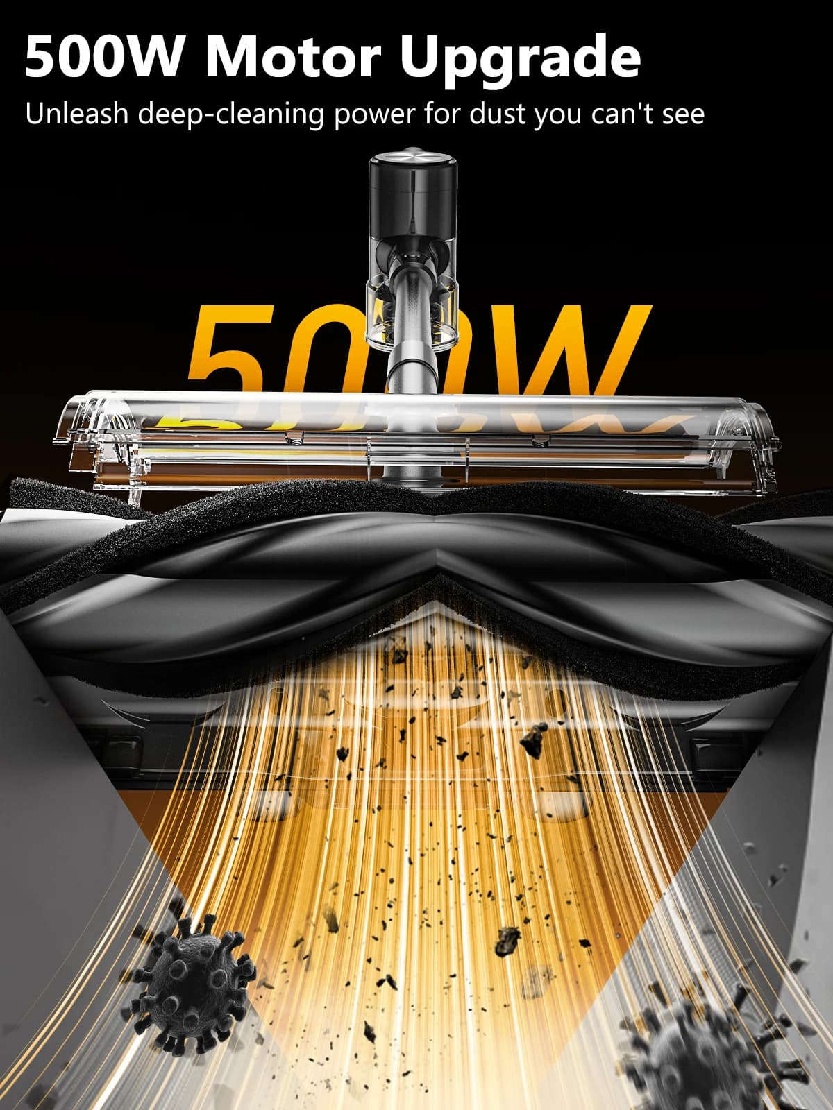 Odkurzacz bezprzewodowy 55 kPa pionowy - 5