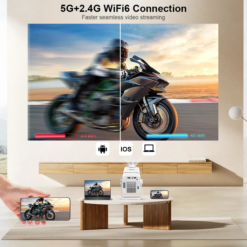ThundeaL Projektor 4K Full HD Android WiFi - 3
