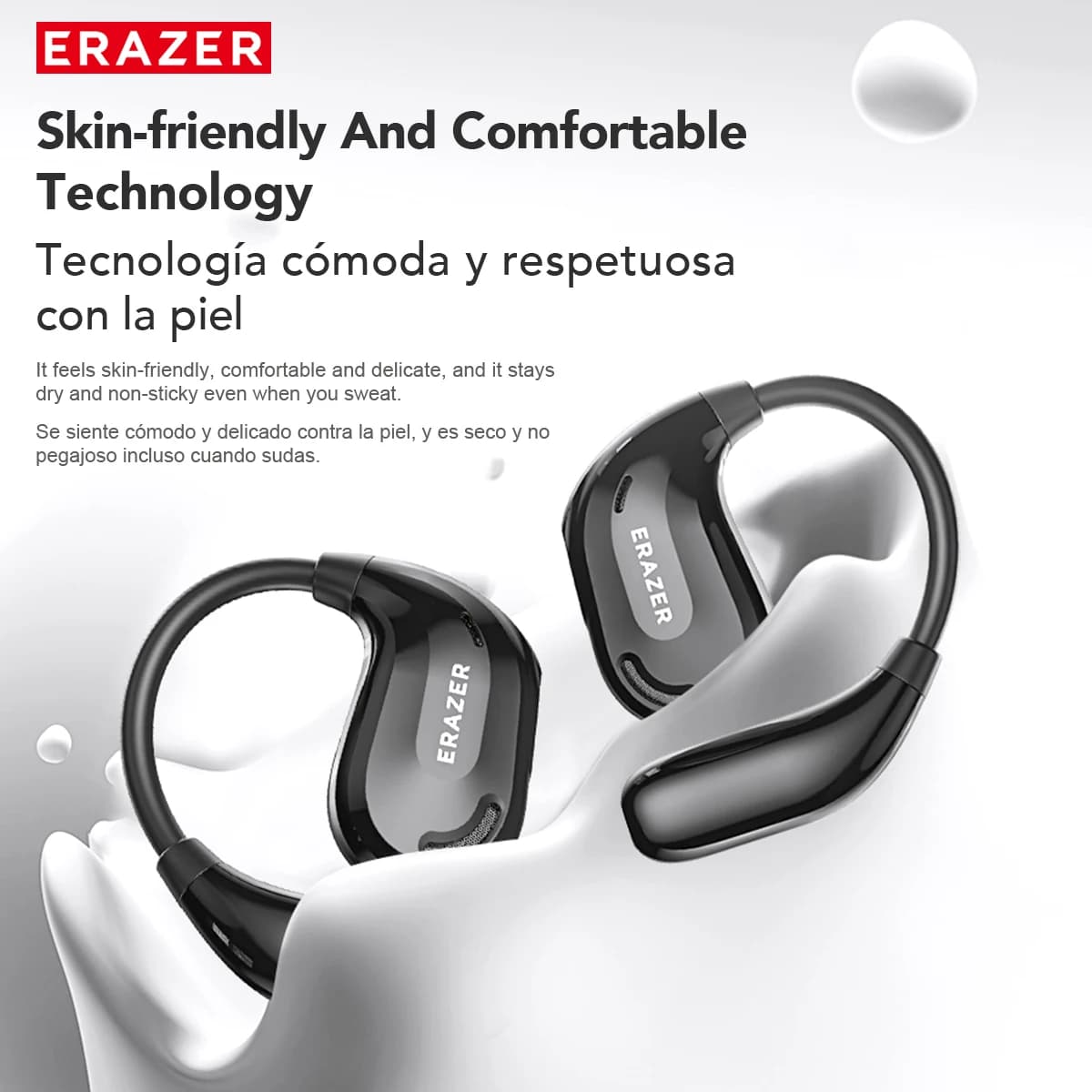 Słuchawki Bluetooth ERAZER XT66PRO douszne - 6