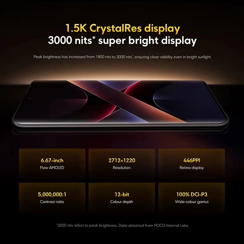POCO X7 Globalny Smartfon 6.67" AMOLED - 5
