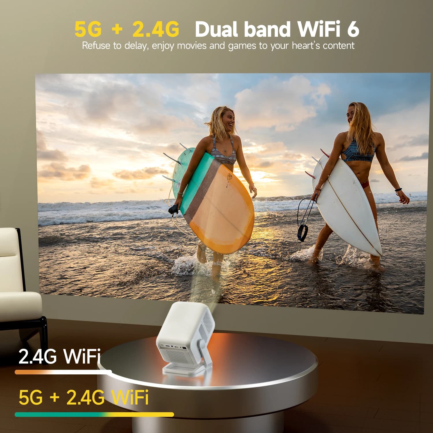 Magcubic HY310X projektor 4K z autofokusem - 6