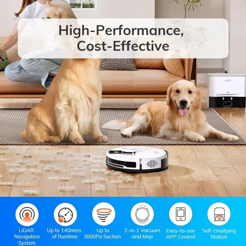 ILIFE A12 Pro - robot sprzątający z LIDAR - 3