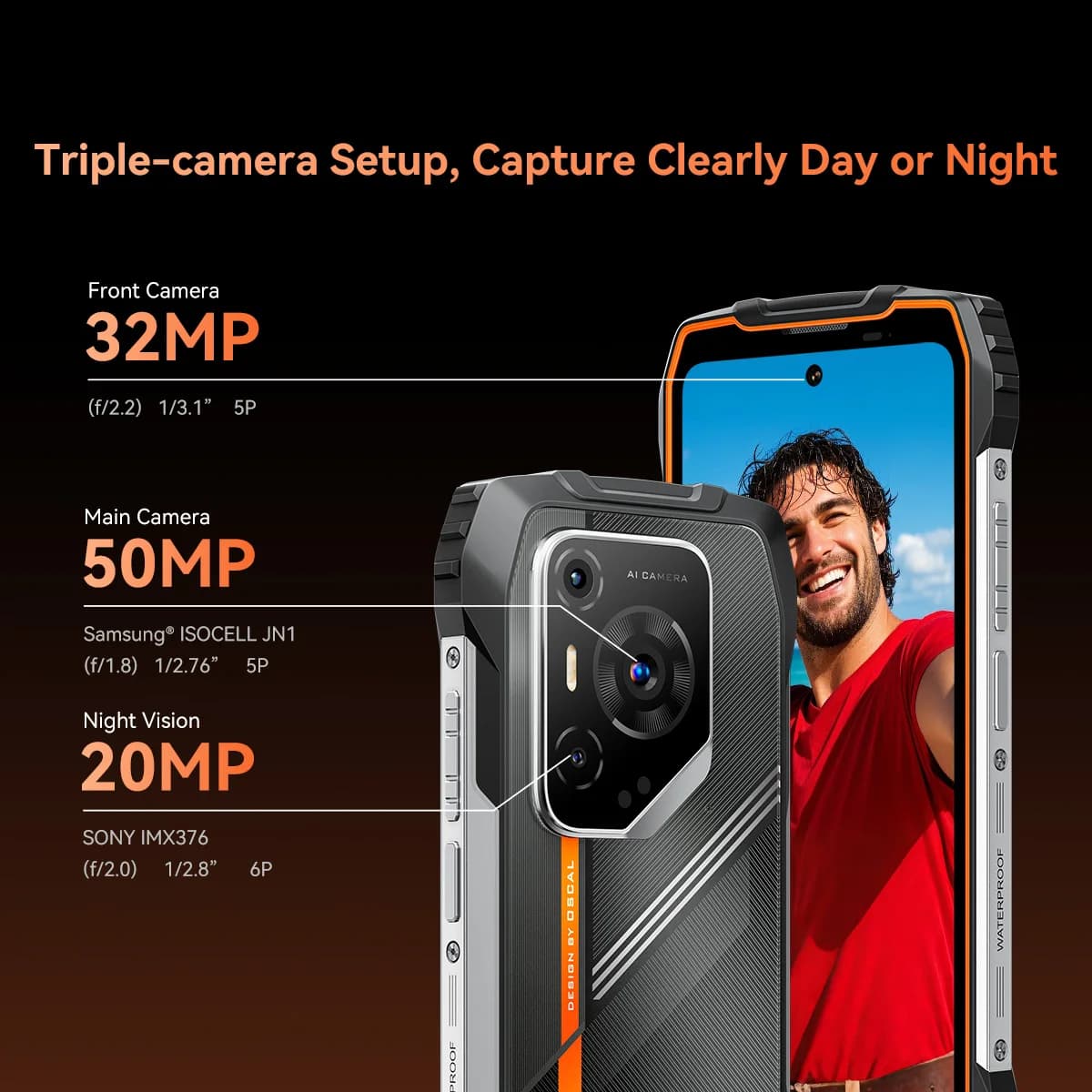 Blackview Oscal Pilot 3 5G smartfon wytrzymały - 4