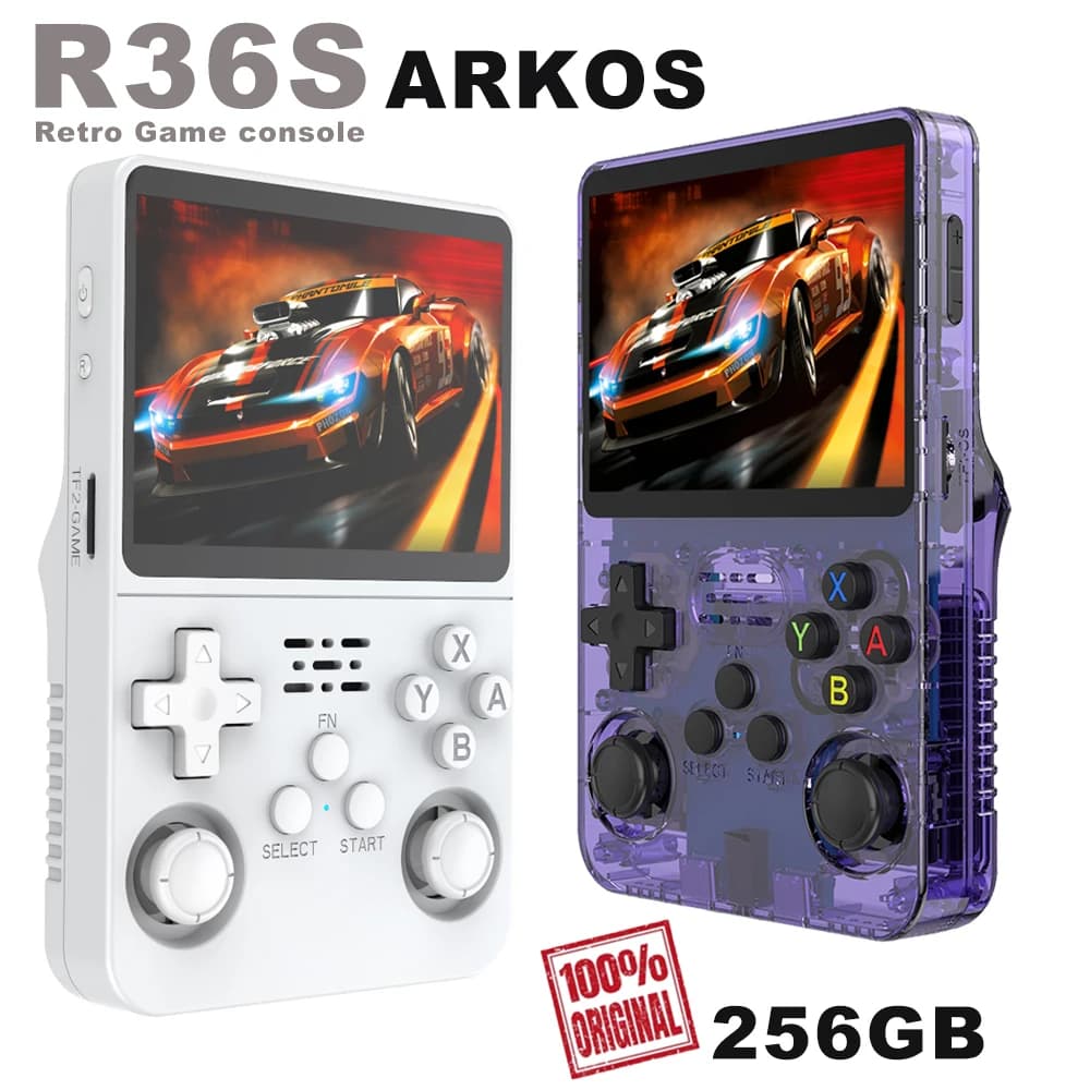 Konsola R36S Linux IPS 3,5" 256GB - 3
