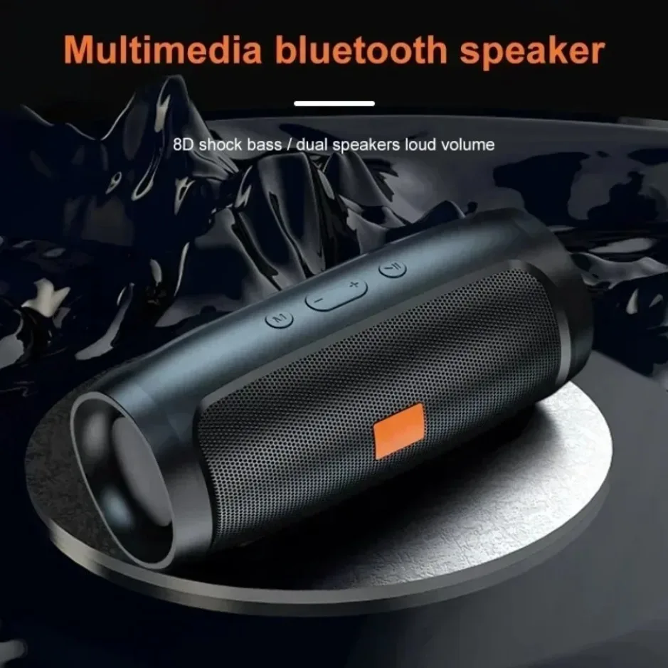 Przenośny podwójny głośnik Bluetooth XIKCU Stereo do użytku na zewnątrz, odtwarzanie z TF/USB, radio FM, transmisja głosowa, przenośny subwoofer, bezprzewodowy głośnik 50W - 3