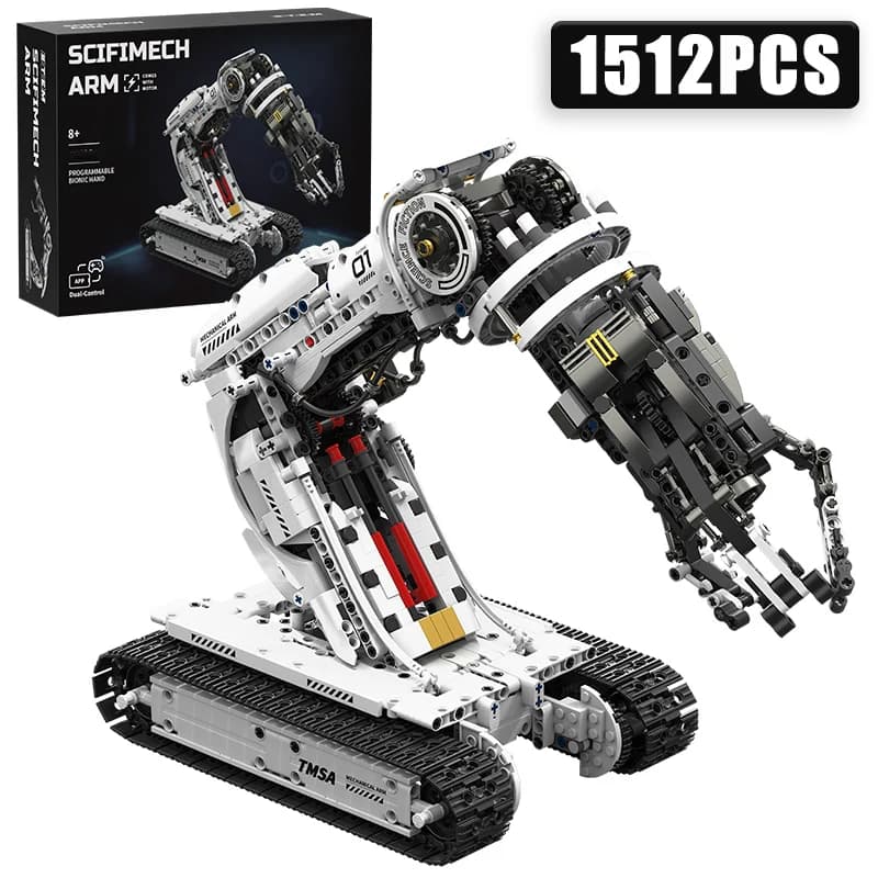 Klocki robotyczne 1512 części programowalne