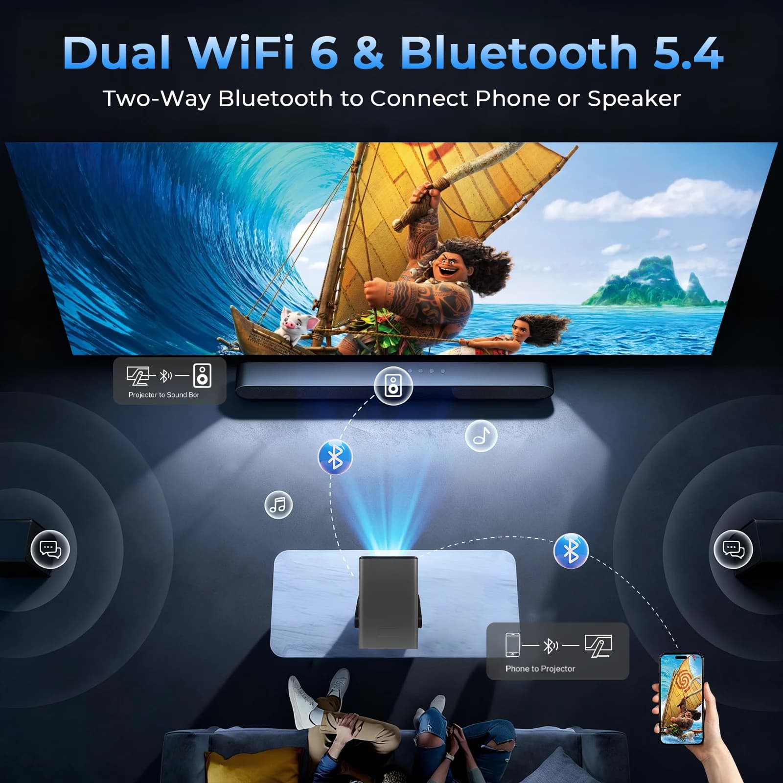 Projektor Lyncast 8K z automatycznym focusem - 7