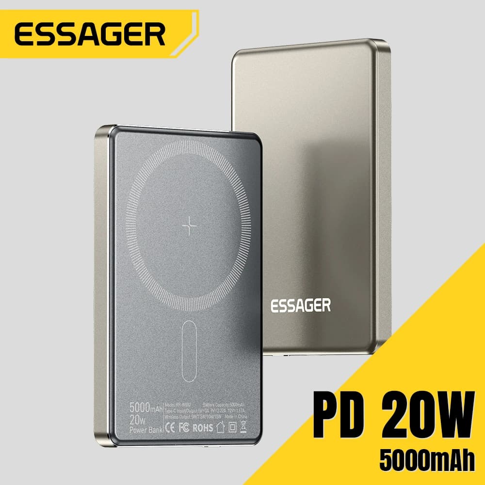 Power bank magnetyczny 5000mAh 20W z MagSafe