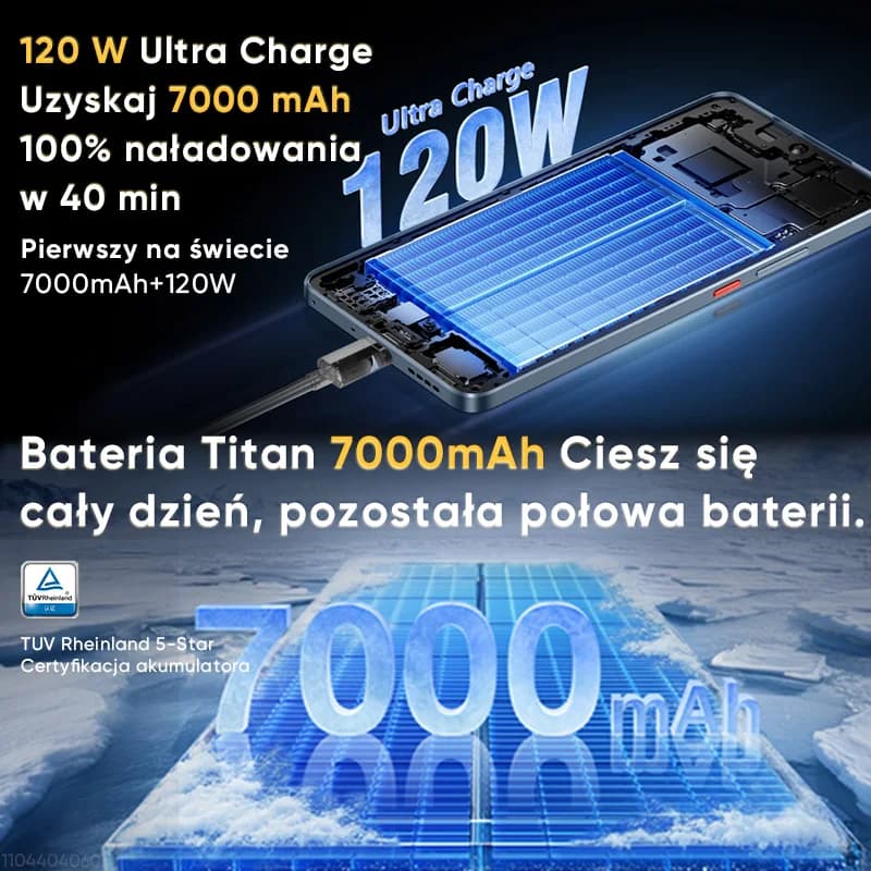 Realme GT 7T 5G 2025 smartfon 120W ładowanie - 6