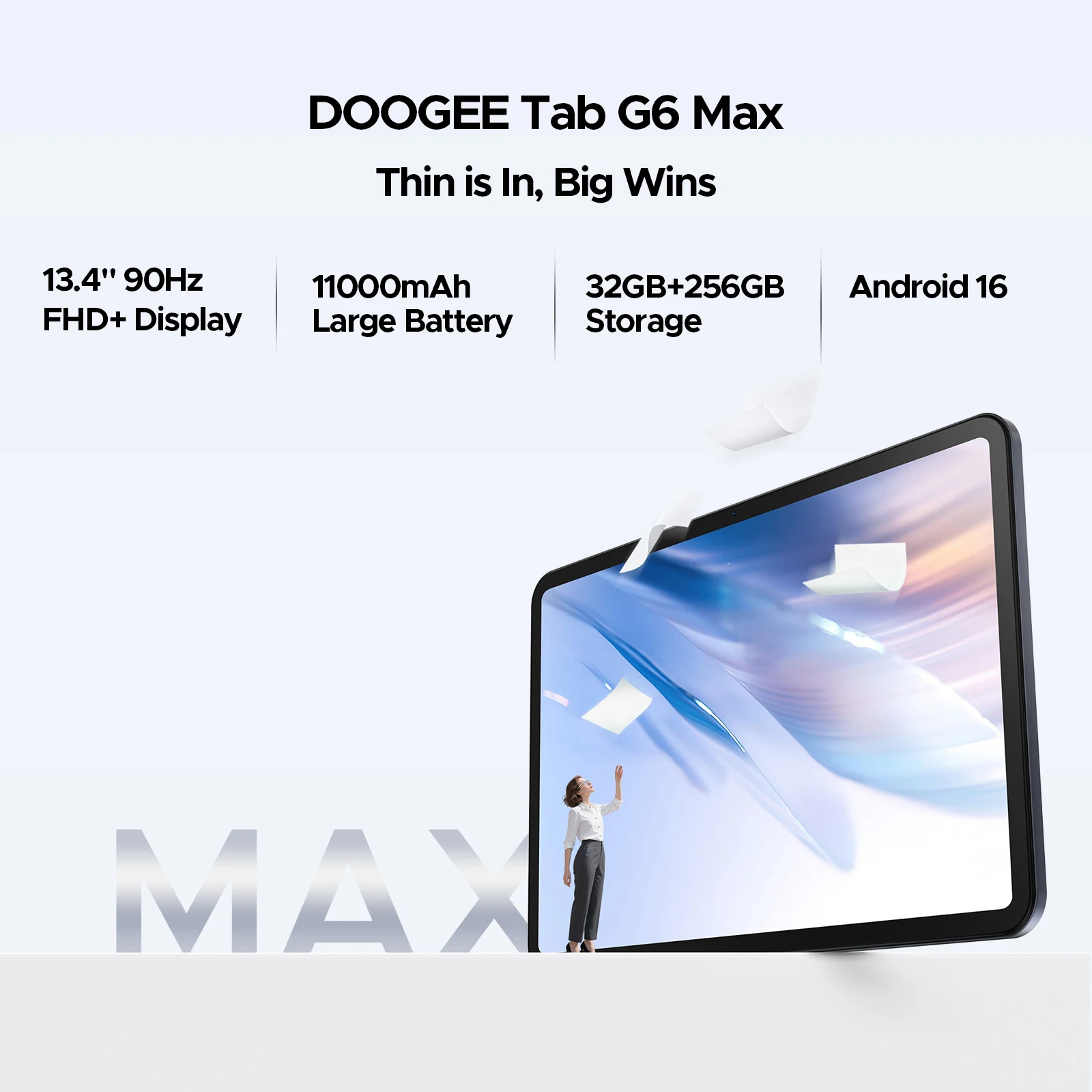Tablet DOOGEE Tab G6 Max 13,4'' 32GB+256GB - 3