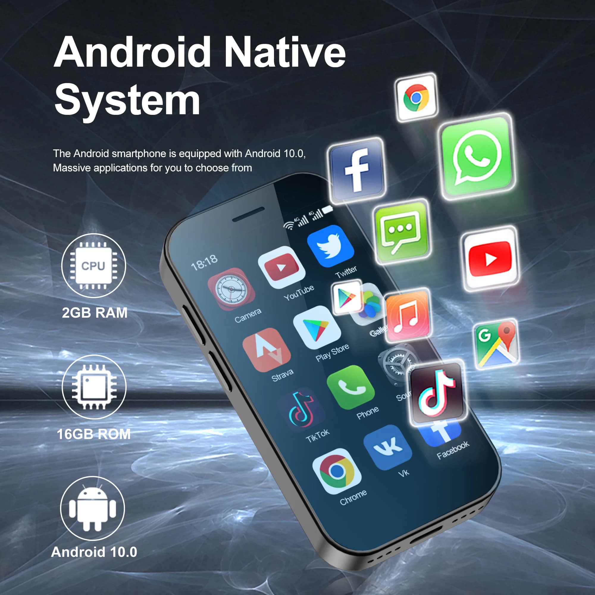 Servo King 9000 smartfon mini Android 10 - 4