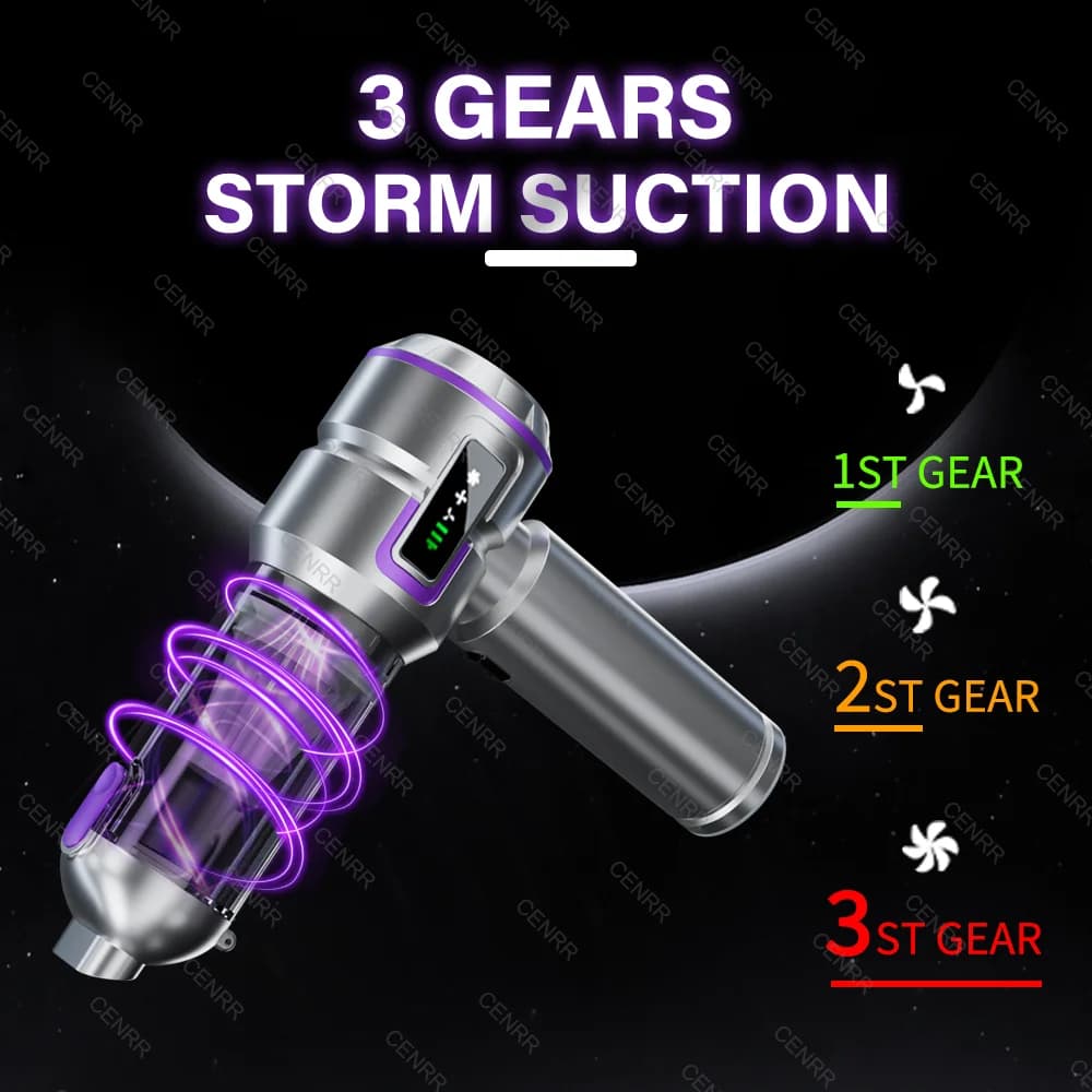 Mini odkurzacz bezprzewodowy do samochodu 998000PA - 5