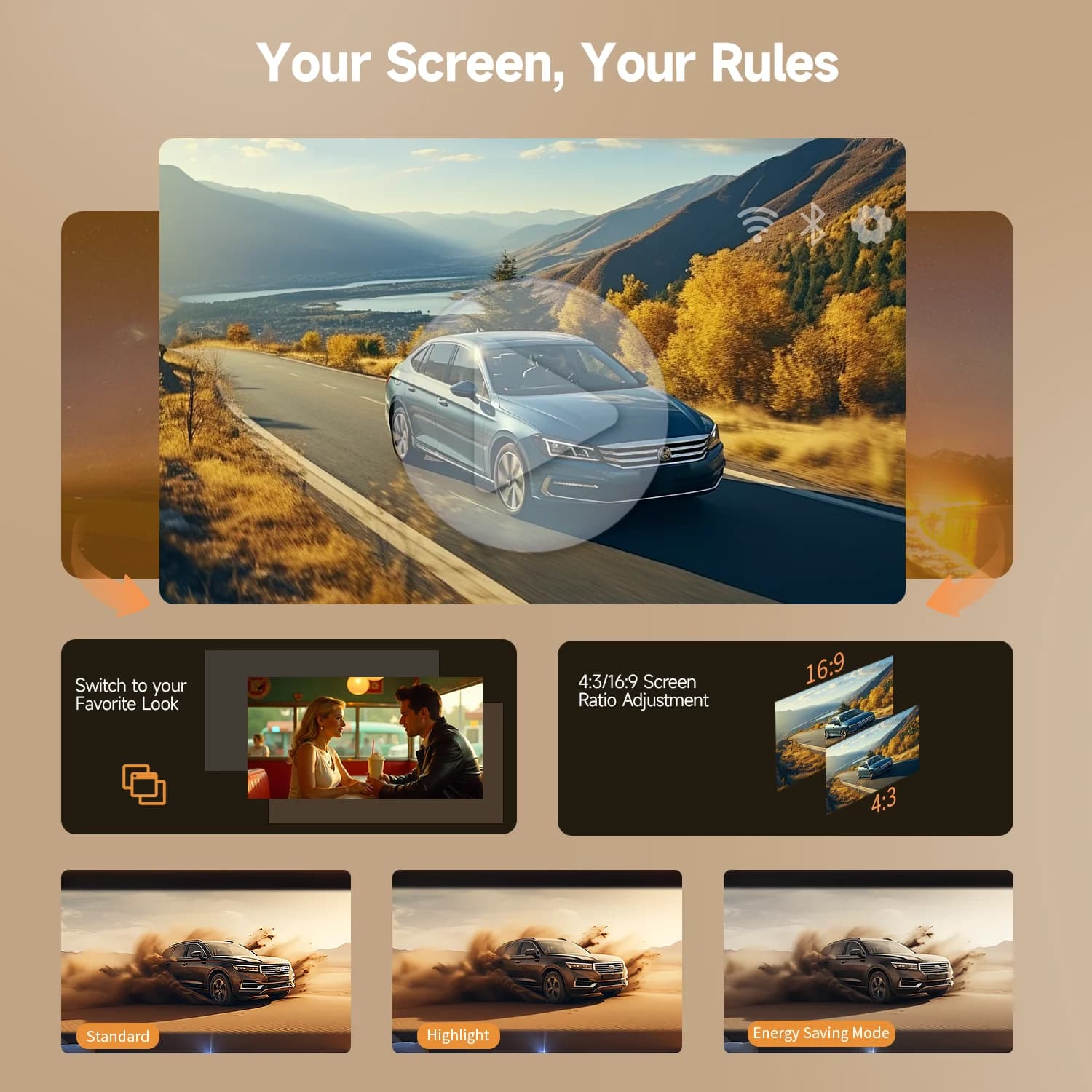 Mini projektor Magcubic HY310X 4K Full HD - 7