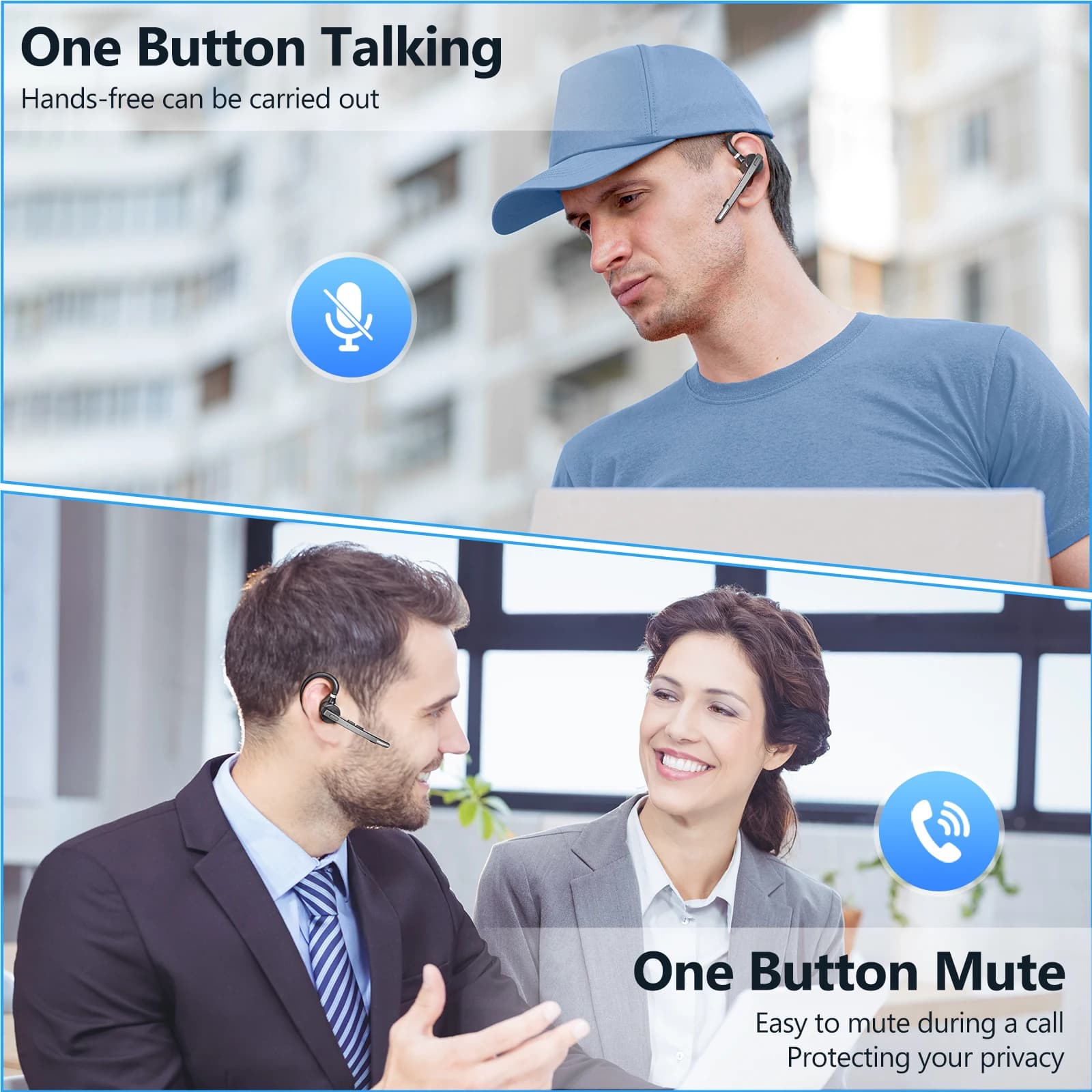 Słuchawki Bluetooth M53 z redukcją szumów - 5